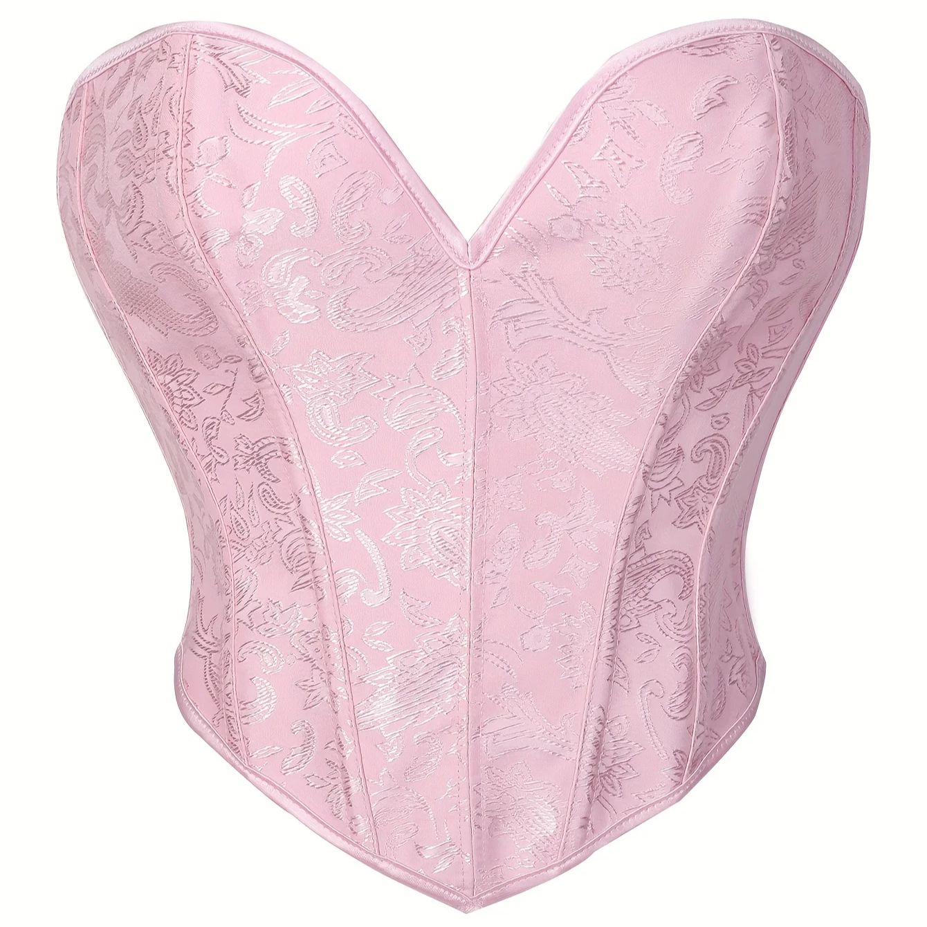 Pembe Korse Gotik Viktorya Dön - Strapless Bra Backless incelemesi ve fiyatı