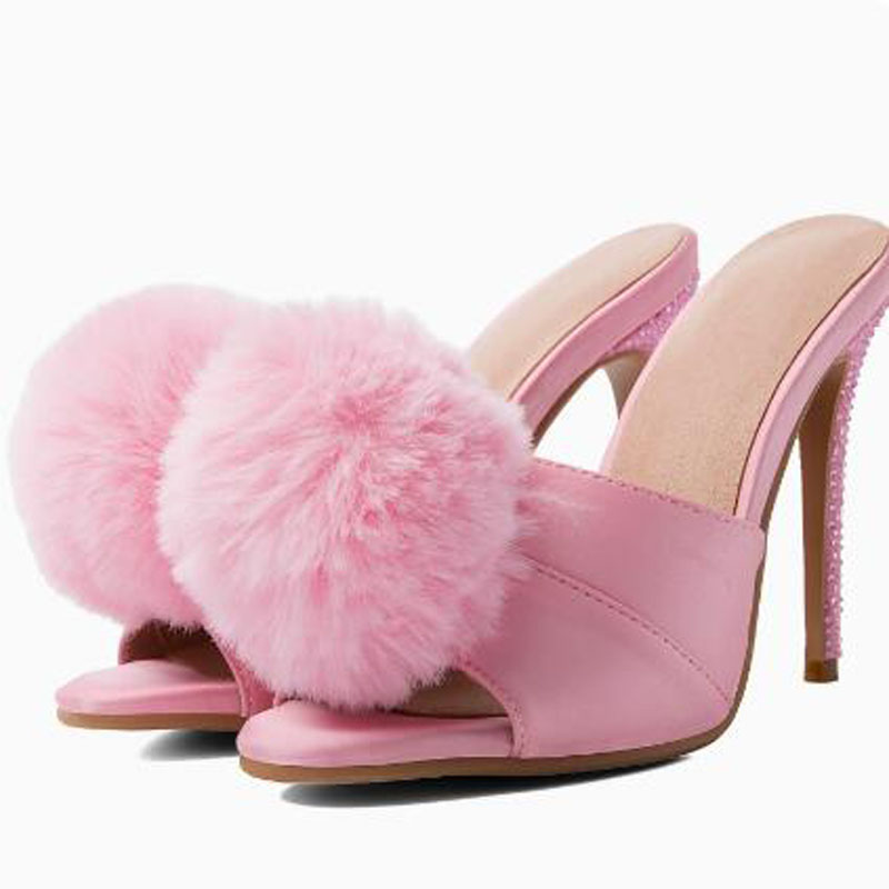 Pembe Saten Topuklu Terlik Kad - Slip Dress Satin incelemesi ve fiyatı