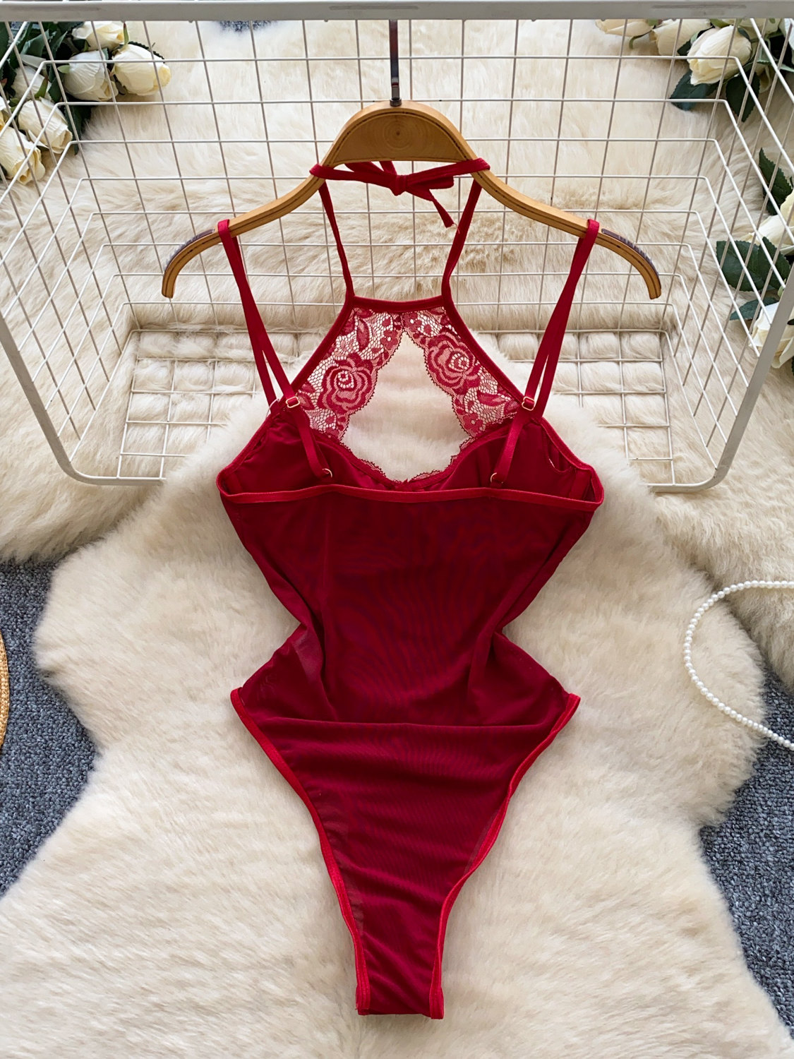 Foamlina Seksi Kadın Halter Da - Lace Teddy Lingerie incelemesi ve fiyatı