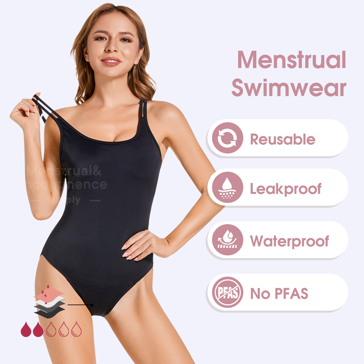 Kadın Regl Mayo Tek Parça Sızd - Period Panty Absorbent incelemesi ve fiyatı